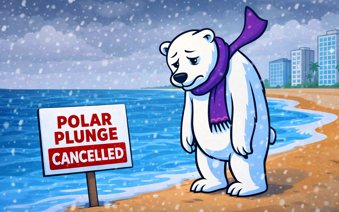 Myrtle Beach Polar Plunge 2026 Cancelled: Still Freezin’ for a Reason — From Home